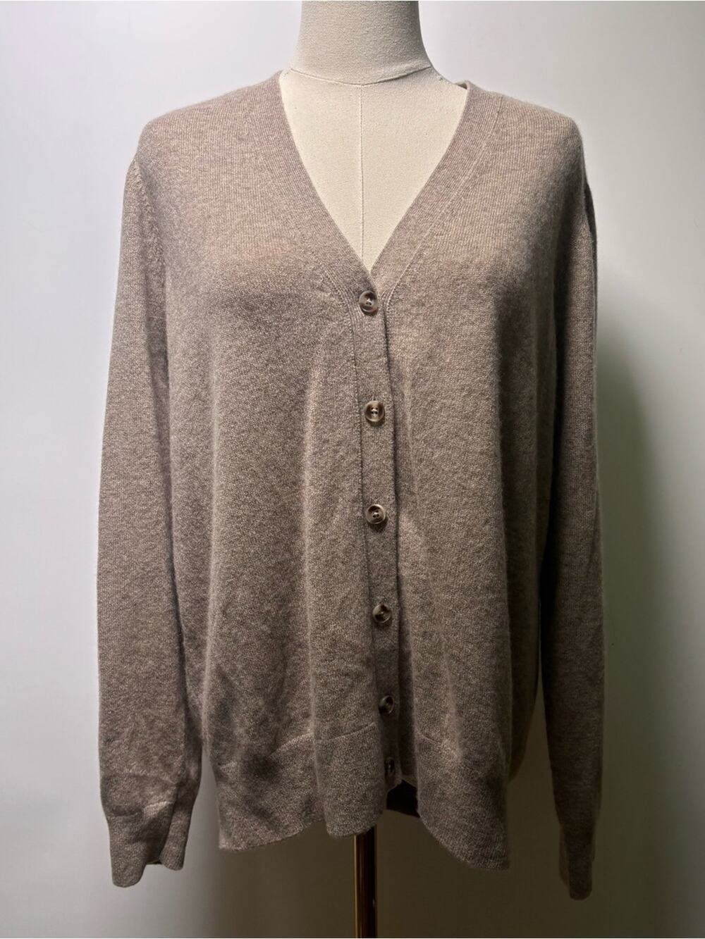 Nordstrom V-Neck Button-Front Cardigan Size M